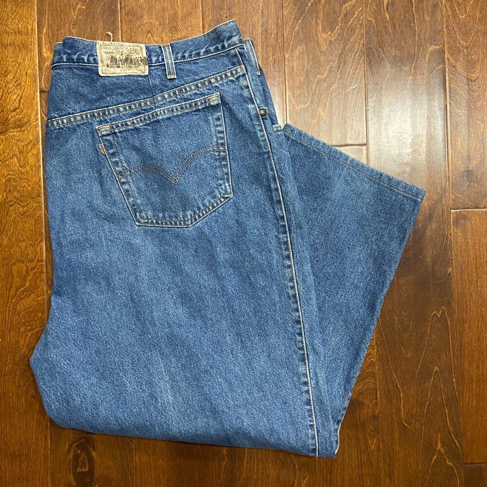 Levi's 545 Vintage 1997 Big & Tall Loose Fit Denim Blue Jeans Men's Size 52 x 30 - Picture 11 of 11